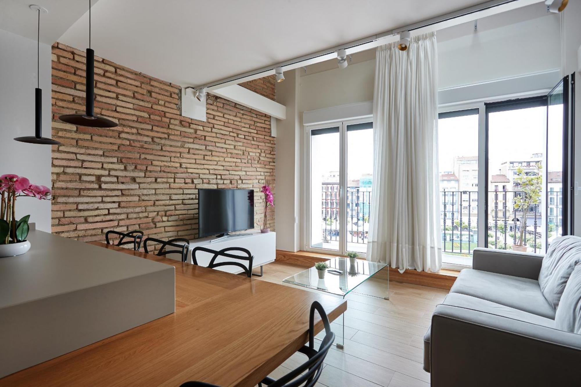 Ferienwohnung Tuapartamento - Boutique Plaza Del Castillo 29 Pamplona Exterior foto